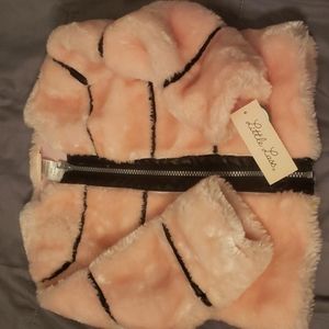 New with tag little girl pink coat